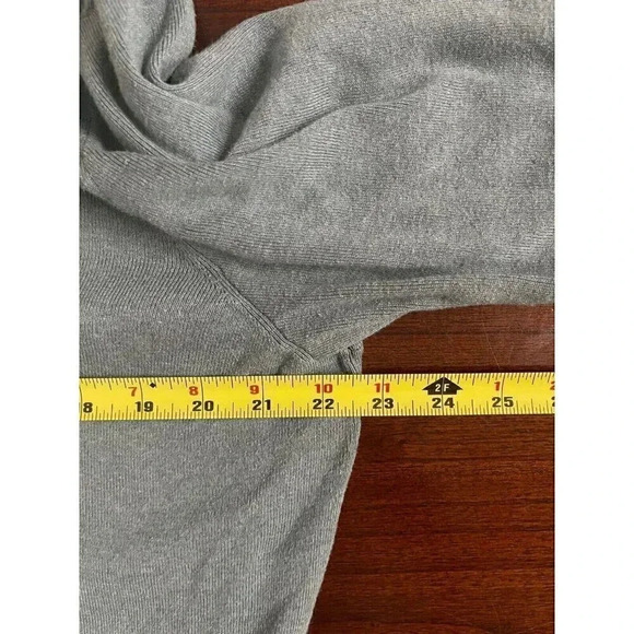 Polo Ralph Lauren Mens V Neck Sweater Gray Pima Cotton Long Sleeve Casual - Picture 5 of 6